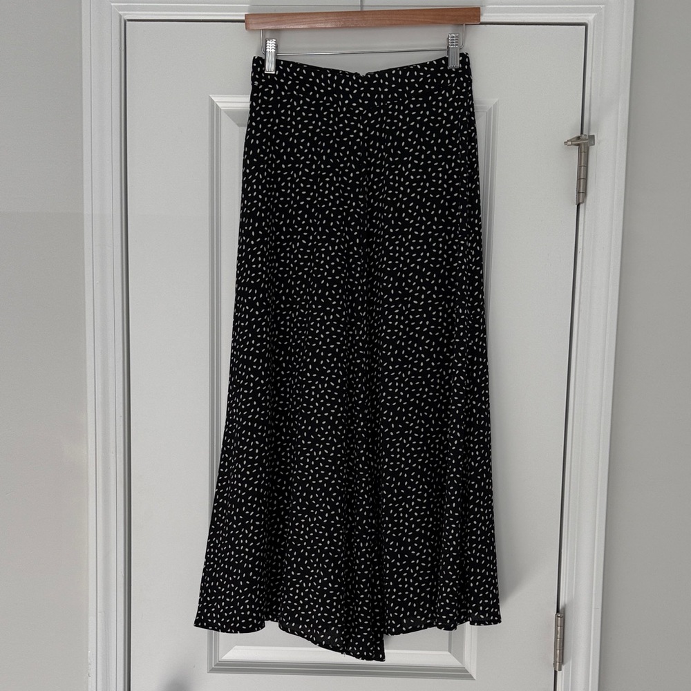Mango Black and White Women's Maxi Skirt